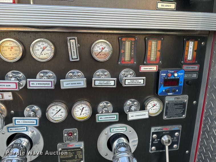 image for item DX1448 2005 HME 1872 pumper fire truck