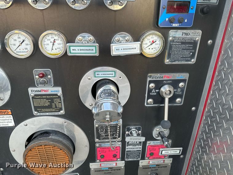 image for item DX1448 2005 HME 1872 pumper fire truck