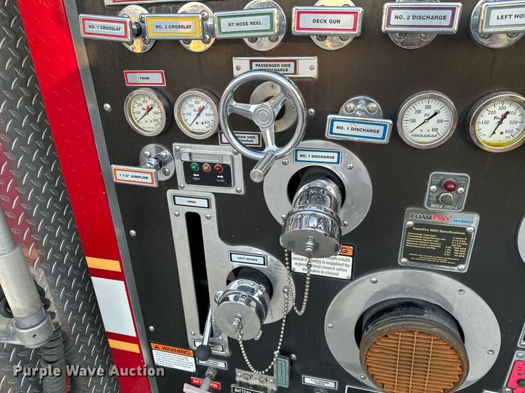 image for item DX1448 2005 HME 1872 pumper fire truck