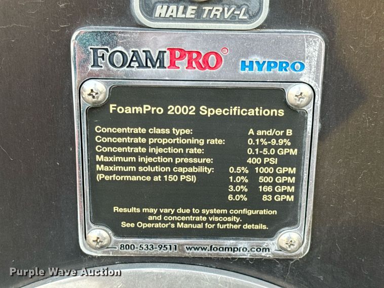 image for item DX1448 2005 HME 1872 pumper fire truck