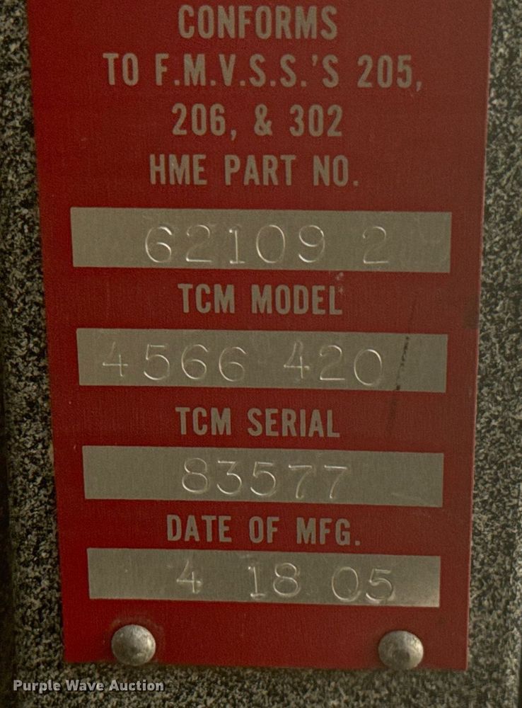 image for item DX1448 2005 HME 1872 pumper fire truck