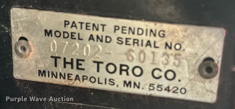 image for item DX3657 Toro Workman 3200 utility vehicle