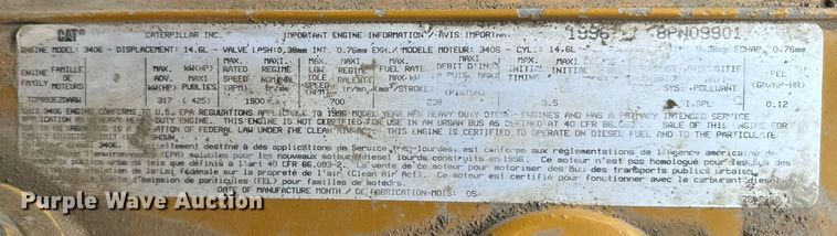 image for item DX3664 1997 Ford LT9000 semi truck