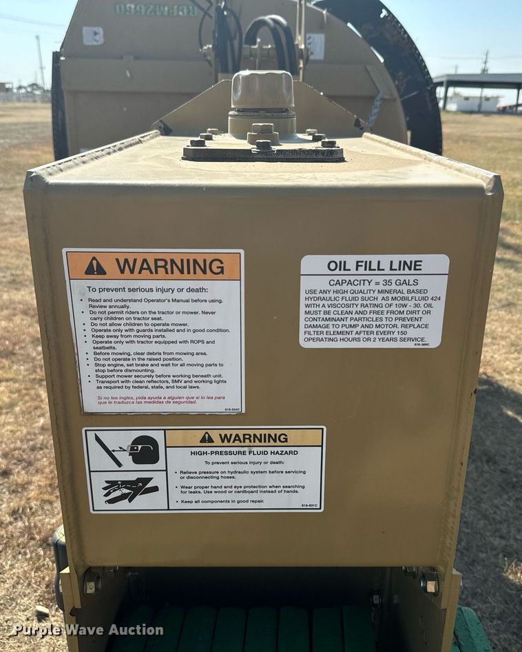 image for item DX3683 2014 Land Pride RCPM2660 side boom rotary mower