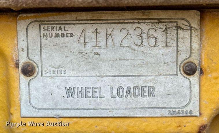 image for item DX3686 1971 Caterpillar 930 wheel loader
