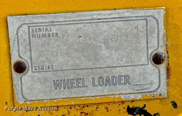 image for item DX3686 1971 Caterpillar 930 wheel loader