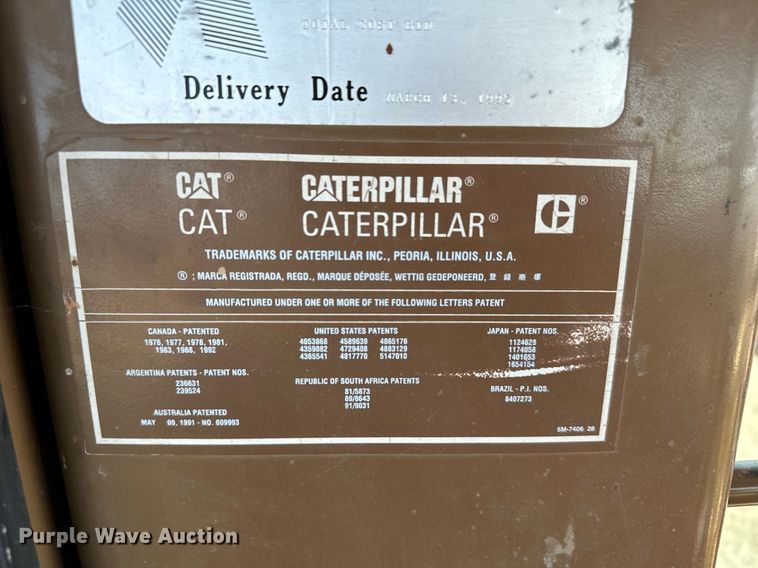 image for item DX3687 1995 Caterpillar 140G VHP motor grader