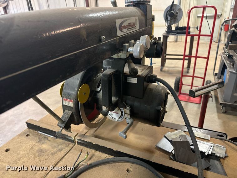 image for item DX3694 The Original Saw Company 12' radial arm saw