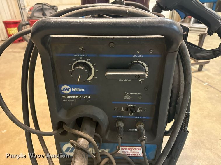 image for item DX3695 Miller Millermatic 210 welder