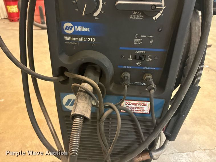 image for item DX3695 Miller Millermatic 210 welder