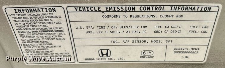 image for item EG0572 2008 Honda Civic 