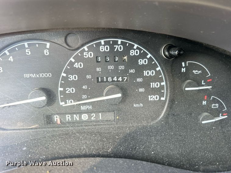 image for item EG0579 2002 Ford Ranger SuperCab pickup truck