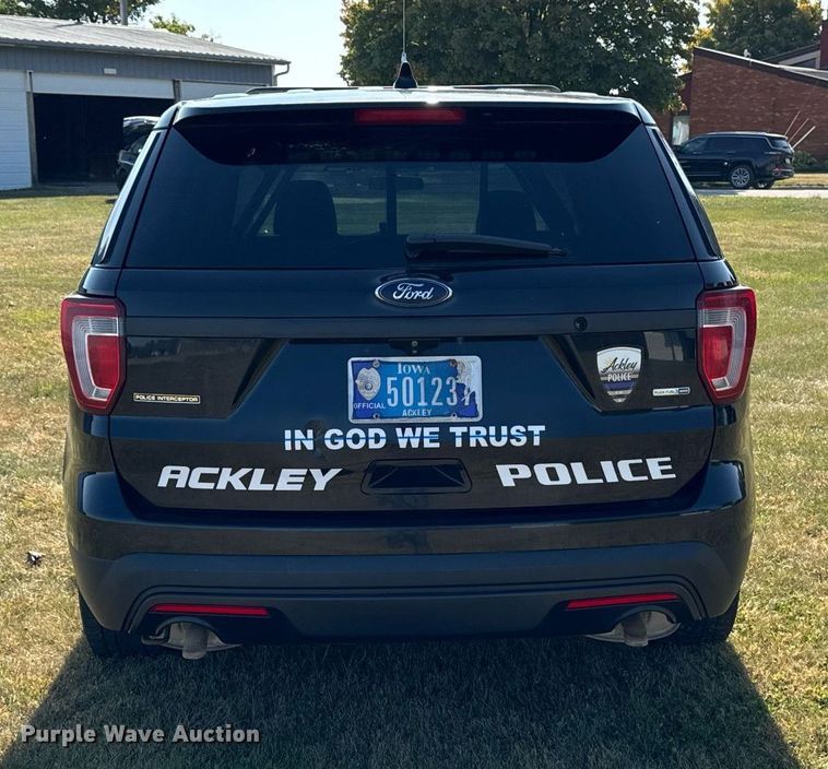 image for item EG6780 2017 Ford Explorer Police Interceptor  SUV