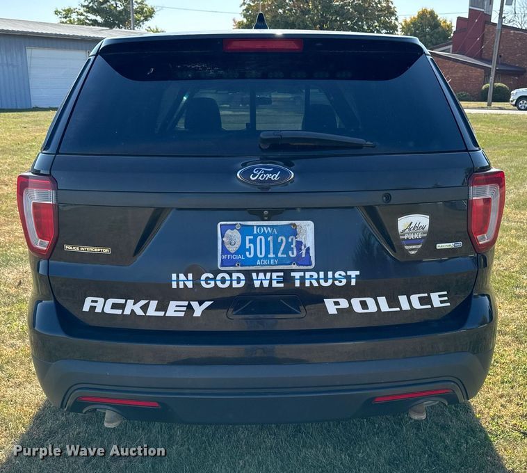 image for item EG6780 2017 Ford Explorer Police Interceptor  SUV