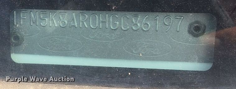 image for item EH6983 2017 Ford Explorer Police Interceptor SUV