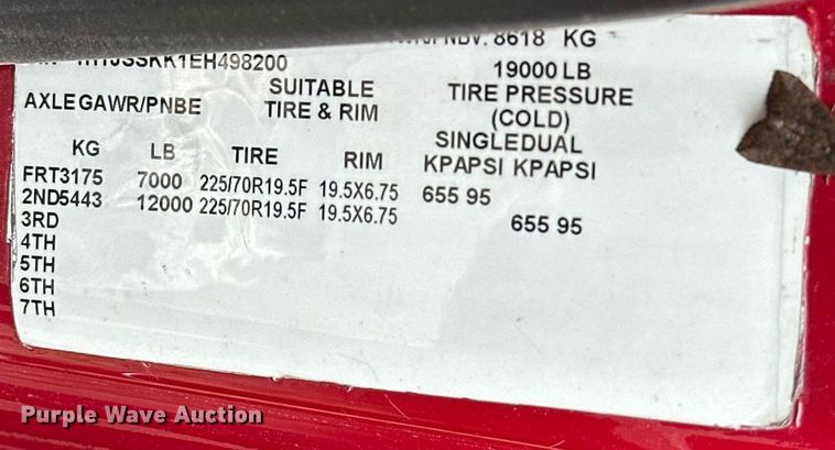 image for item EJ4840 2014 International  TerraStar SFA 4X2 ambulance