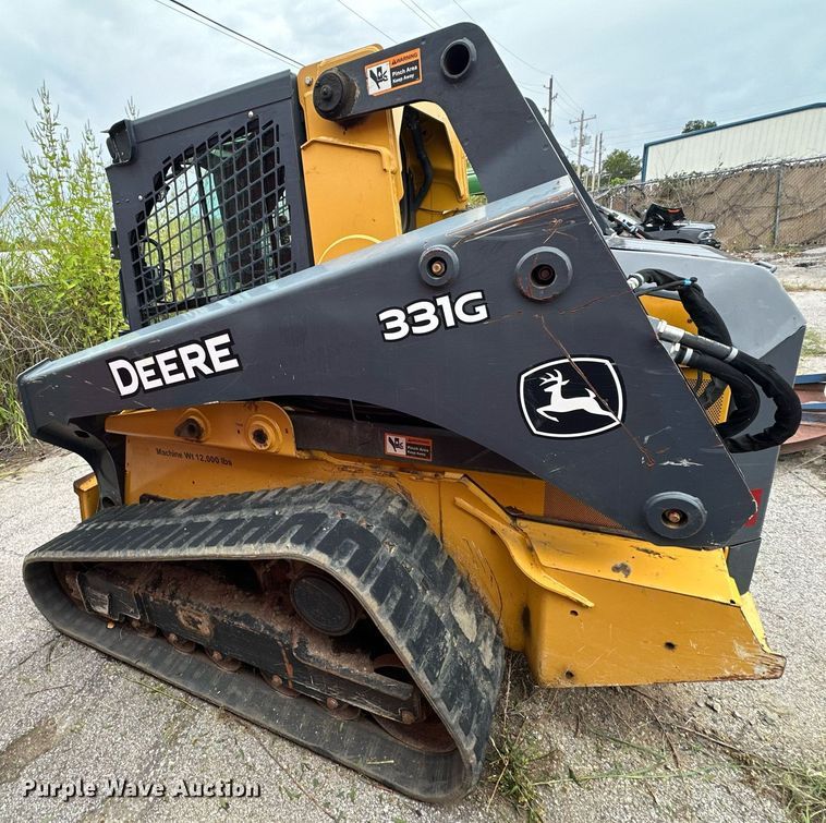image for item EJ4844 2017 John Deere 331G tracked skid steer loader