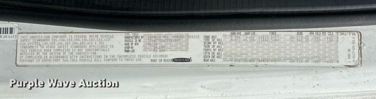 image for item EK0023 2012 Freightliner Business Class M2 refuse truck