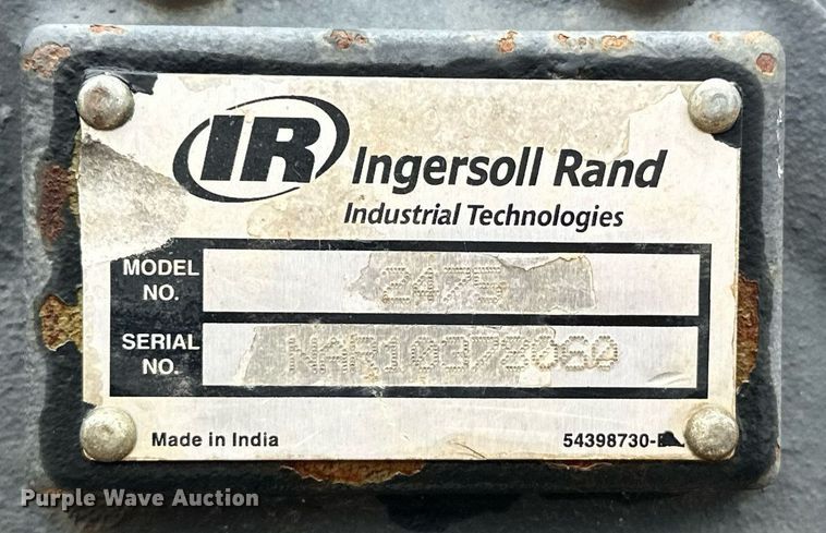 image for item EK0026 Ingersoll Rand 2475F14G Grainger  air compressor