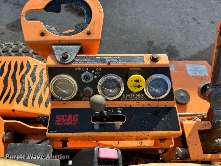 image for item EK0030 Scag Turf Tiger Velocity Plus ZTR lawn mower