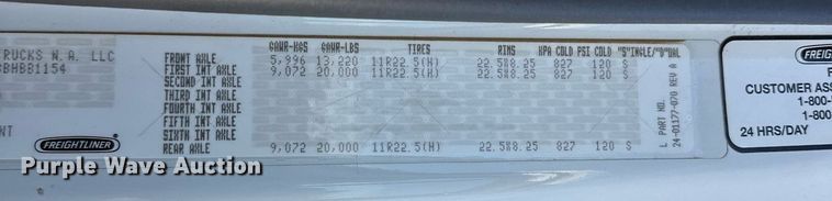 image for item EK0036 2011 Freightliner Business Class M2  dump truck