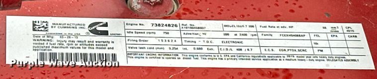 image for item EK0038 2016 AutoCar ACMD XPERT street sweeper truck