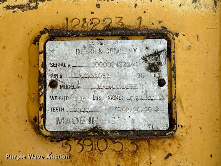 image for item EK0046 2012 John Deere FF135DX excavator