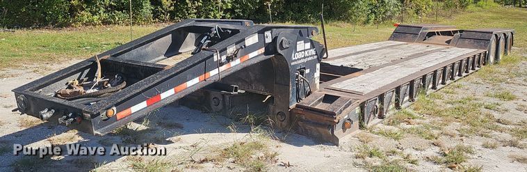 image for item EK0850 2002 CMI Load King 553 SS lowboy equipment trailer