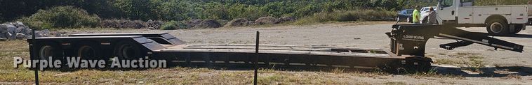 image for item EK0850 2002 CMI Load King 553 SS lowboy equipment trailer