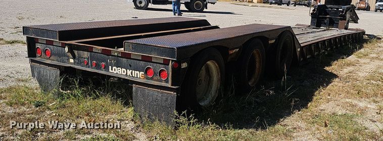 image for item EK0850 2002 CMI Load King 553 SS lowboy equipment trailer