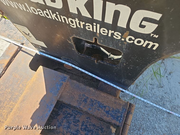 image for item EK0850 2002 CMI Load King 553 SS lowboy equipment trailer