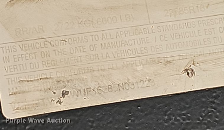 image for item EK0873 2005 Rice Trailer equipment trailer