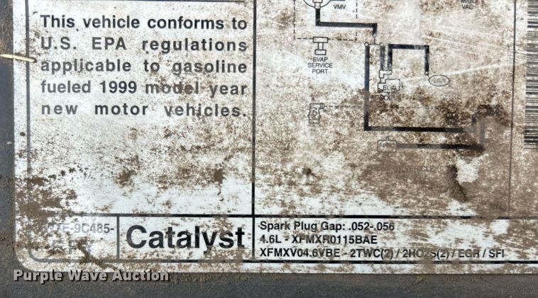 image for item EK3432 1999 Ford Crown Victoria Police Interceptor  