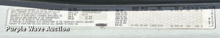 image for item EK3452 2015 Freightliner Business Class M2 street sweeper