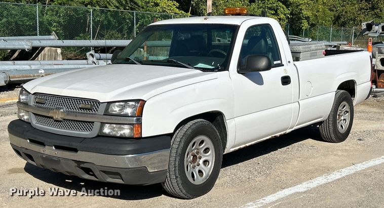 image for item EK3453 2005 Chevrolet  Silverado 1500 pickup truck