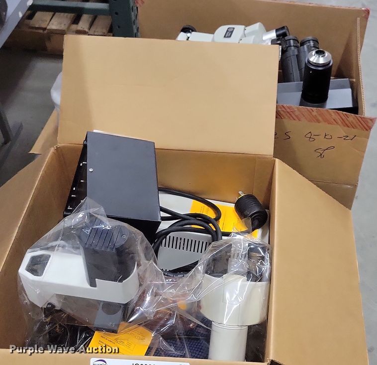 image for item JO9330 (4) Leeds Precision Instruments microscopes 