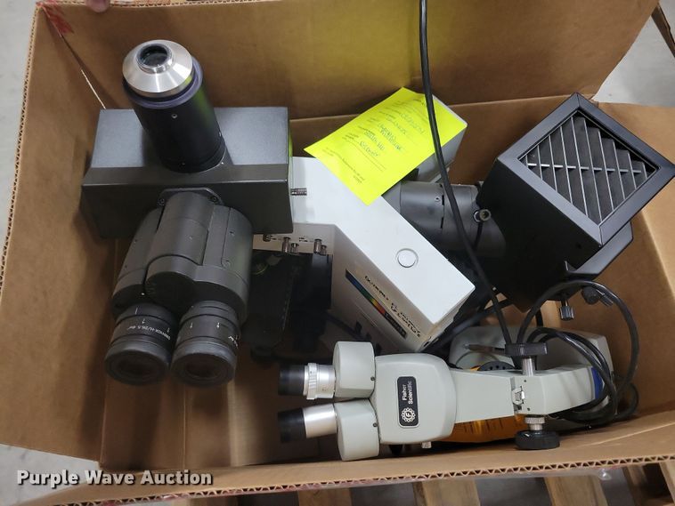 image for item JO9330 (4) Leeds Precision Instruments microscopes 