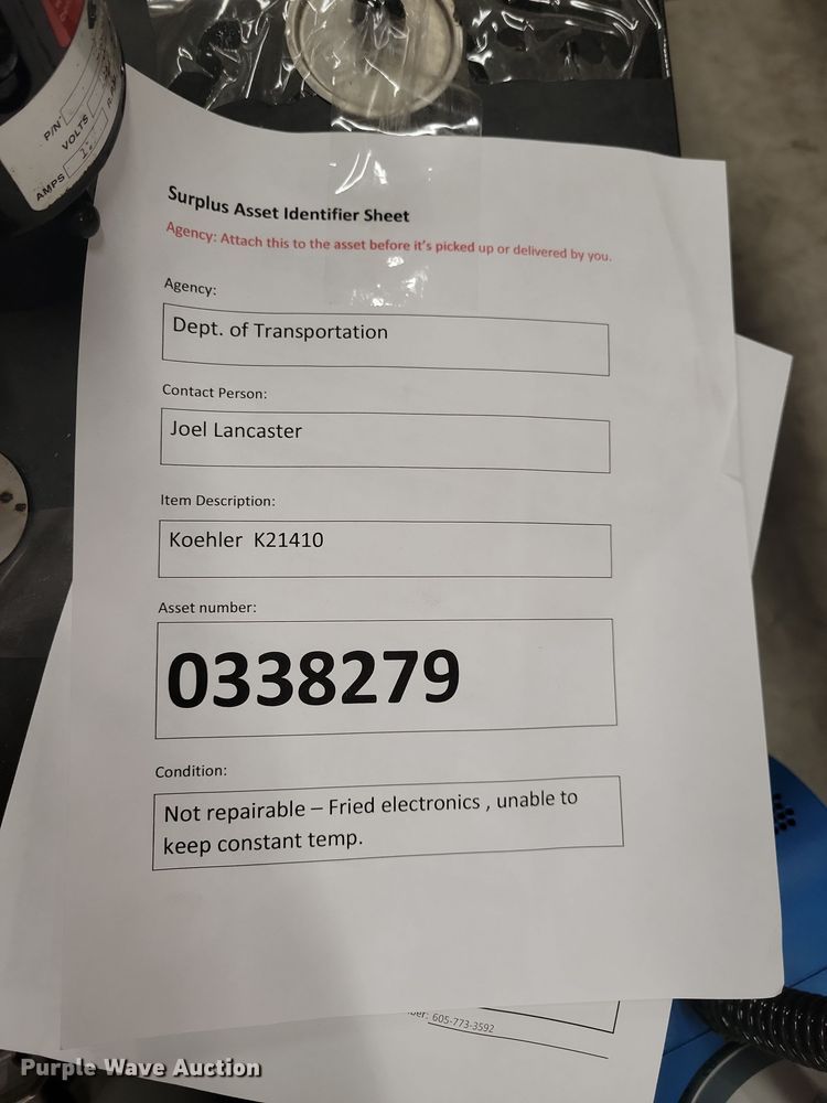 image for item JO9331 Bohlin Instruments Dynamic Shear Rheometer 