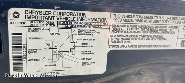 image for item LC9229 1999 Jeep Grand Cherokee Laredo SUV