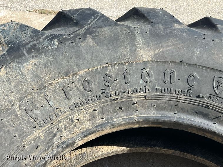 image for item LC9238 (2) Firestone 14.00-24 tires  