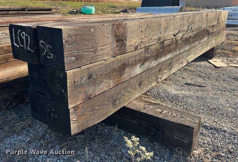 image for item LC9255 (6) wood beams