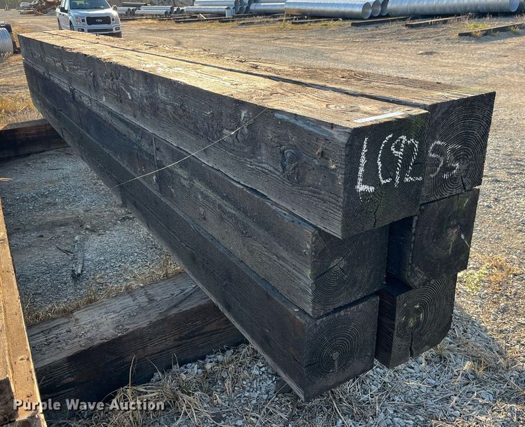 image for item LC9255 (6) wood beams