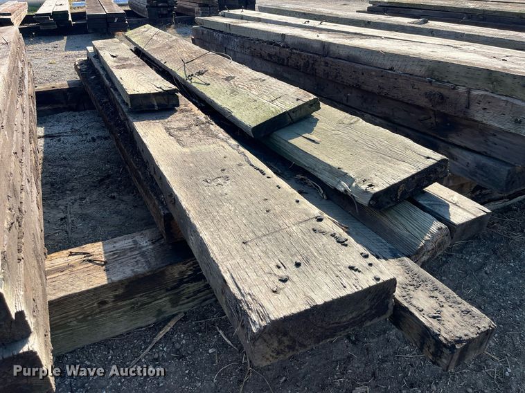 image for item LC9274 Approximately 12 wood beams and planks