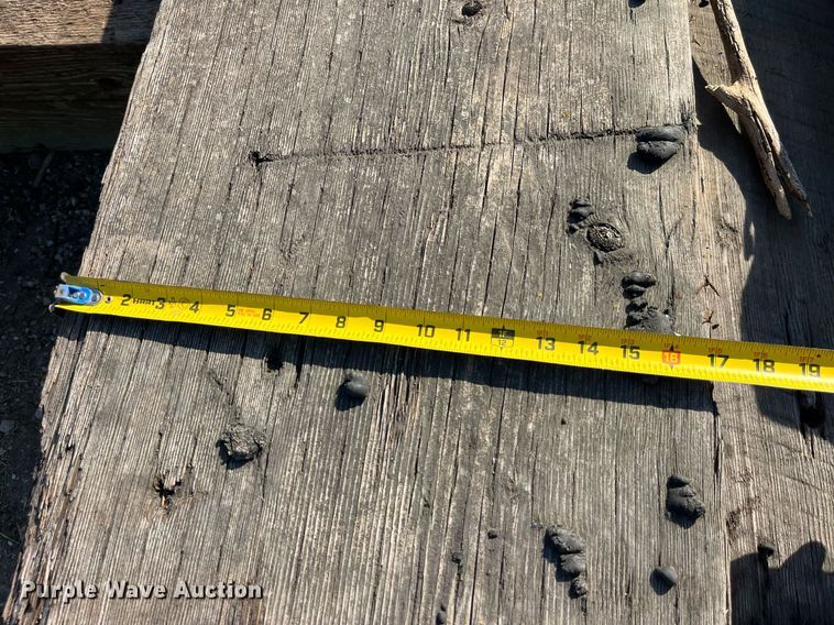 image for item LC9274 Approximately 12 wood beams and planks