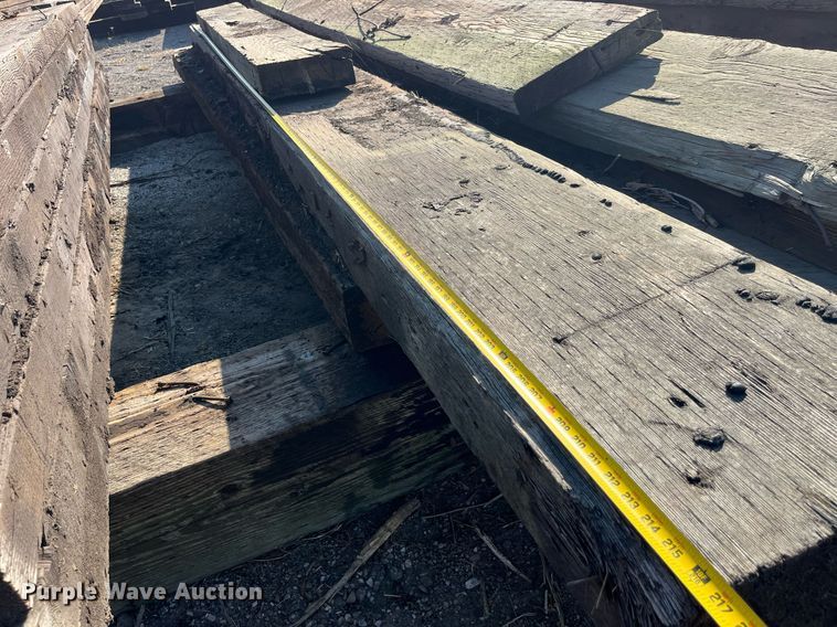 image for item LC9274 Approximately 12 wood beams and planks