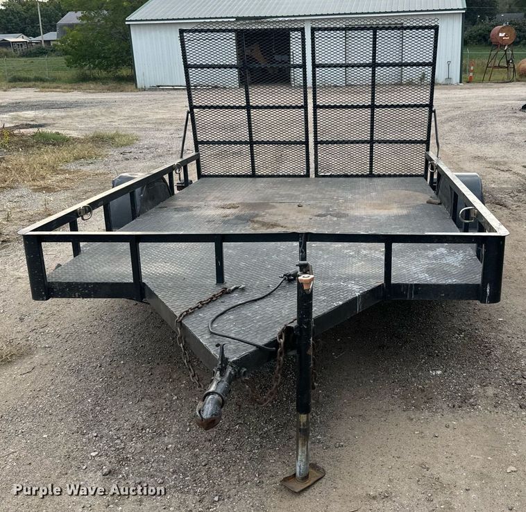 image for item MS9802 Shop built utility trailer
