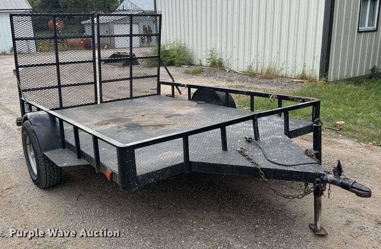 image for item MS9802 Shop built utility trailer