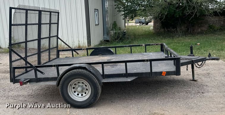 image for item MS9802 Shop built utility trailer