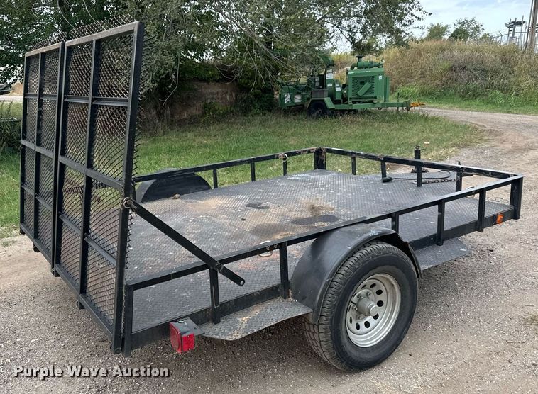 image for item MS9802 Shop built utility trailer