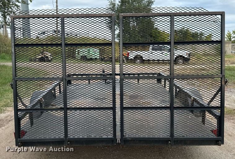 image for item MS9802 Shop built utility trailer